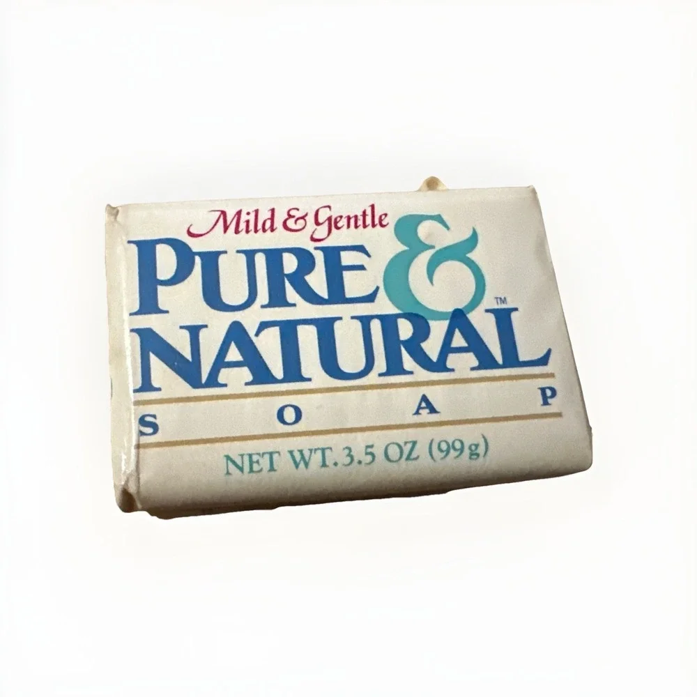 Pure & Natural Soap‎ Mild & Gentle Reg Size 3.5 oz.  Made in USA Vintage